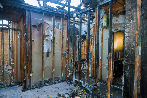 Professional Fire Damage Assessment technician working in Monroe, LA
